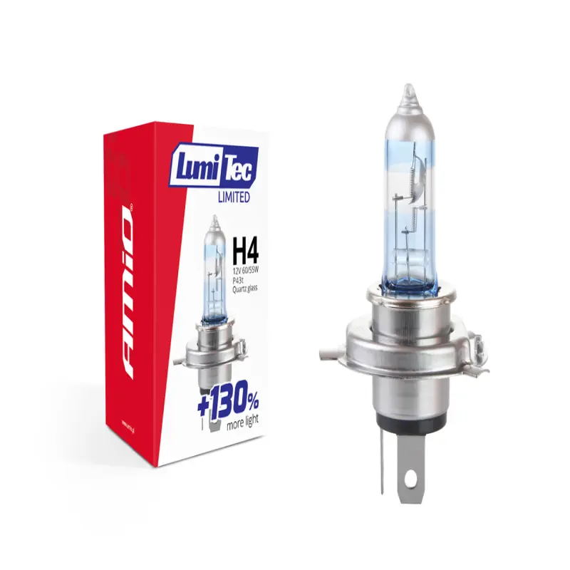 Bec halogen h4 12v 60 / 55w lumitec limited + 130%v