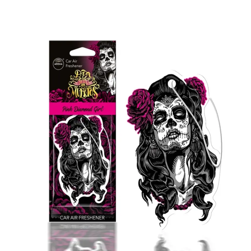 Odorizant auto aroma dia de los muertos pink diamond girl