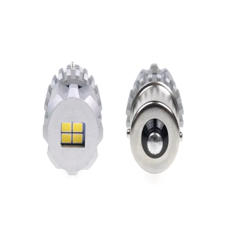 Set becuri auto cu led canbus compatibil p21 r5w/r10w 22 smd alb 12v/24v, destinat competitiilor auto sau off-roadv