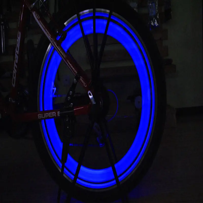 Lumina led ambientala pentru bicicleta - albastruv