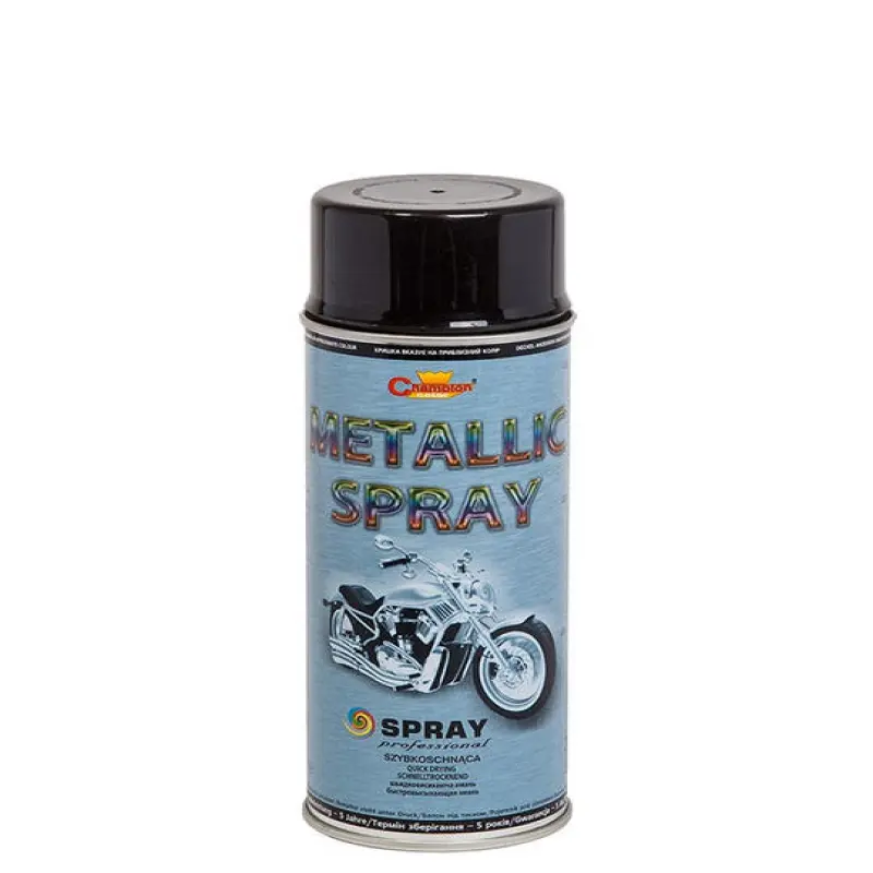 Spray vopsea 400ml metalizat acrilic negru champion color