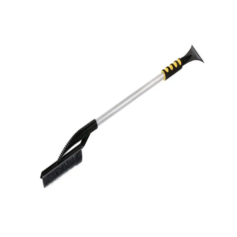 Racleta curatare zapada cu perie, cu maner soft grip,  lungime 770cmv