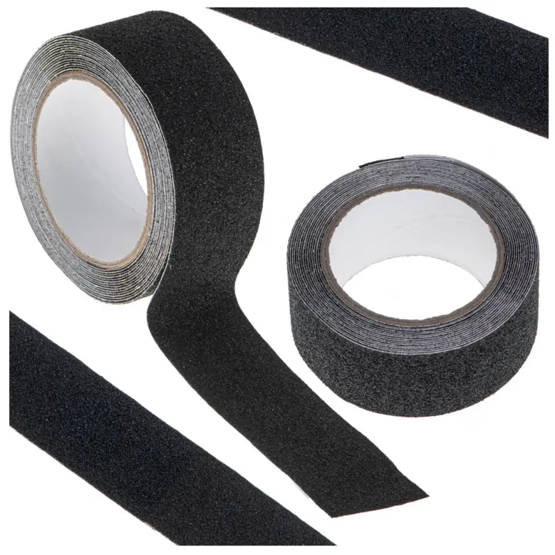 Banda de protectie anti-alunecare, autoadeziva, culoare negru, dimensiune 5m x 5cmv