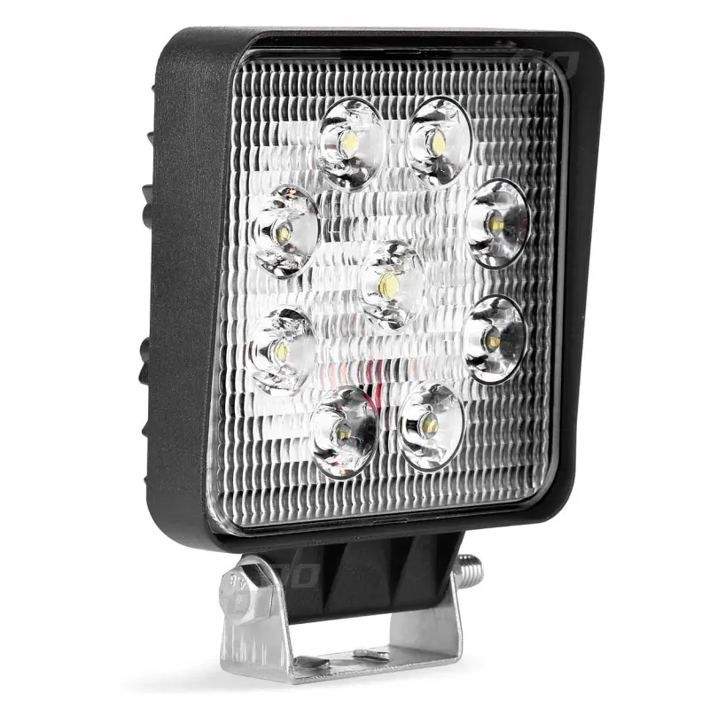 Proiector led pentru off-road, atv, ssv,  culoare 6500k, led flood,, tensiune 9 - 36v, dimensiune, 110 x 110 mm