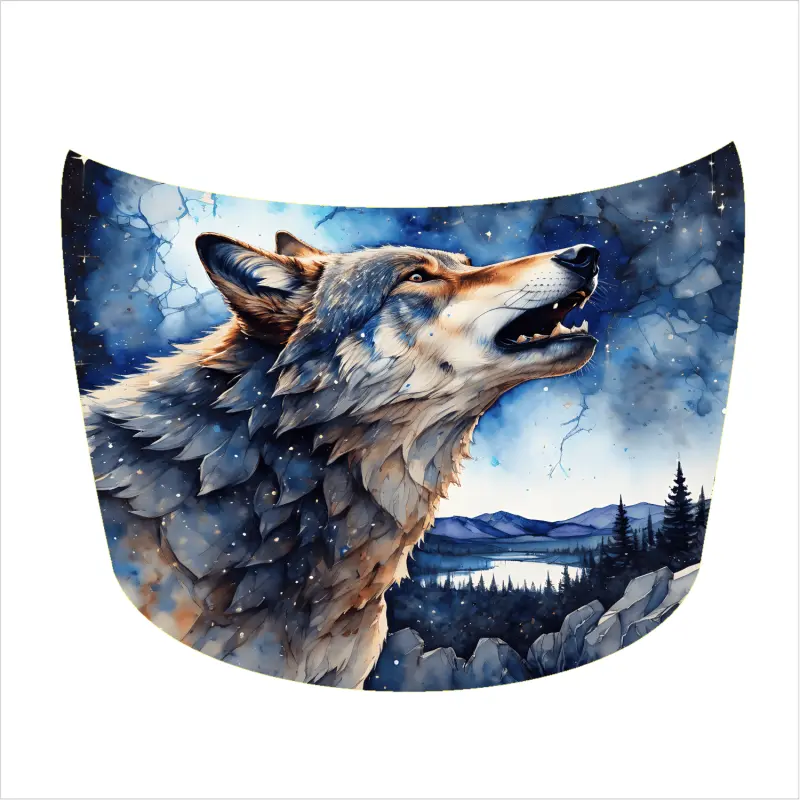Folie capota auto "hood art" rezistenta la exterior, marime m (165 x 120cm) - cod: avx-capota-030mv