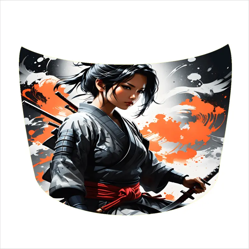 Folie capota auto "hood art" rezistenta la exterior, marime l (180 x 130cm) - cod: avx-capota-005lv