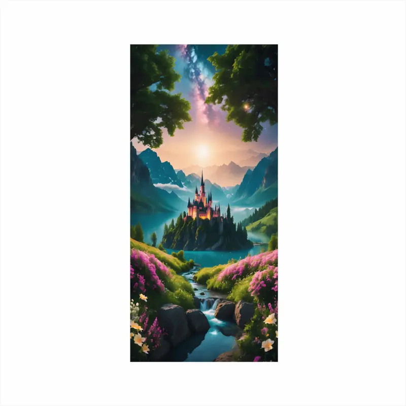 Folie imprimata color pentru decor frigider, dimensiune 200 x 90cm, model: avx-fr15v