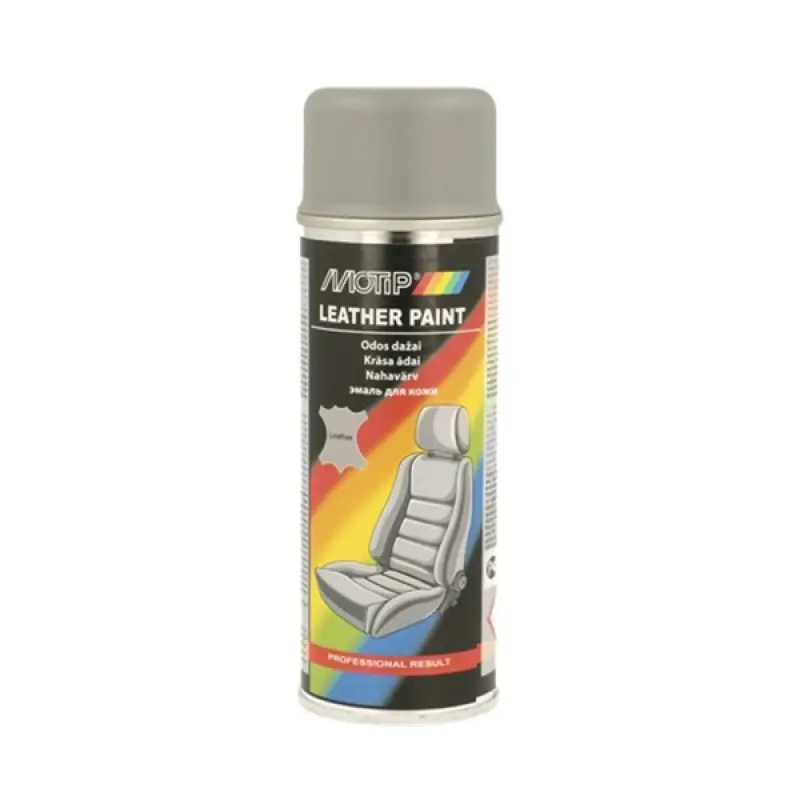 Spray vopsea pentru pentru reconditionare tapiterie din piele, 200 ml, culoare gri