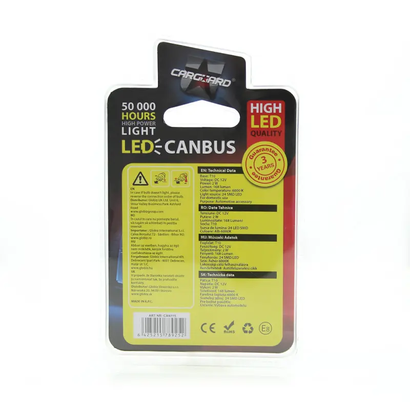 Can115 led pentru iluminat interior /portbagajv