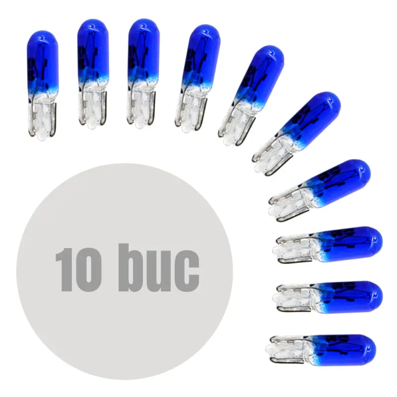 Bec pentru bord t5 12v 2w - set de 10 - carguardv
