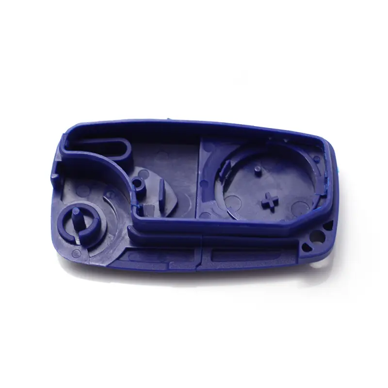 Fiat - carcasa cheie tip briceag, 3 butoane, albastruv