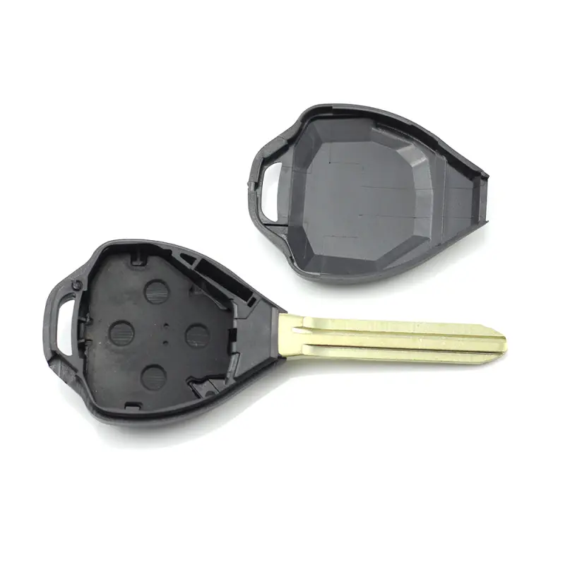 Toyota carcasa cheie 2+1 butoane cu buton rosu panica (fara logo)v