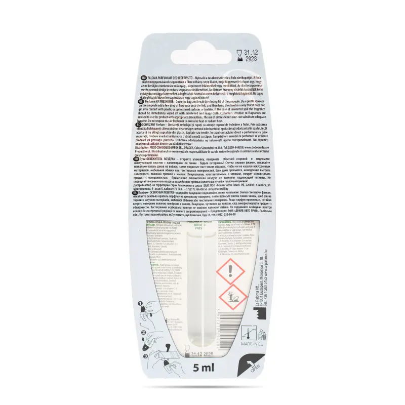 Odorizant auto paloma parfum fresh 5mlv