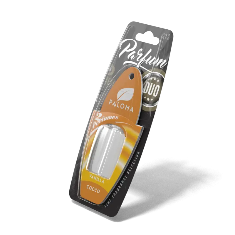 Odorizant auto paloma parfum duo vanilla/coco 2x3mlv