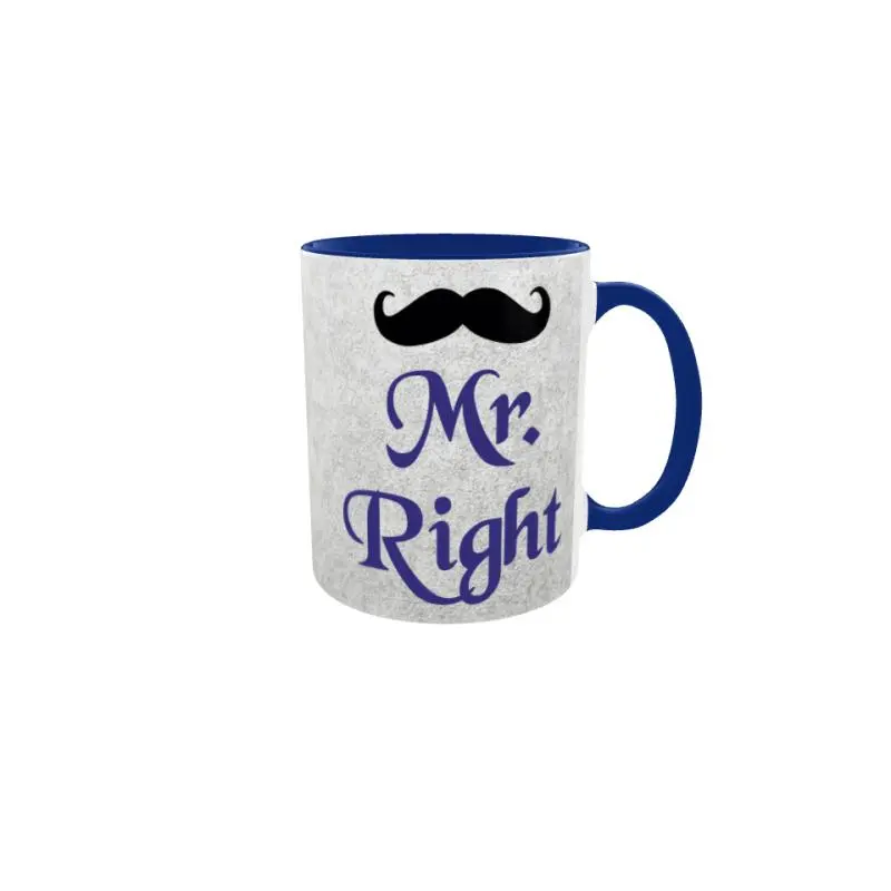 Mr. right, cana ceramica, 330ml, model 1v