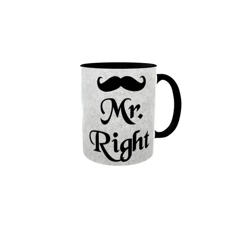Mr. right, cana ceramica, 330ml, model 2v