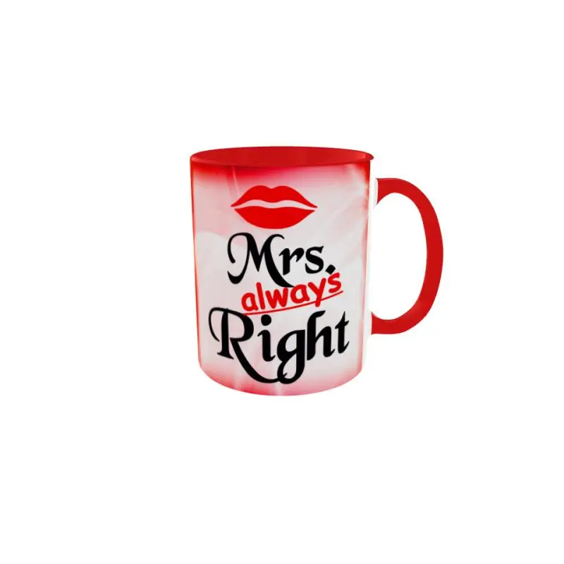 Mrs. always right, cana ceramica, 330ml, model 2v