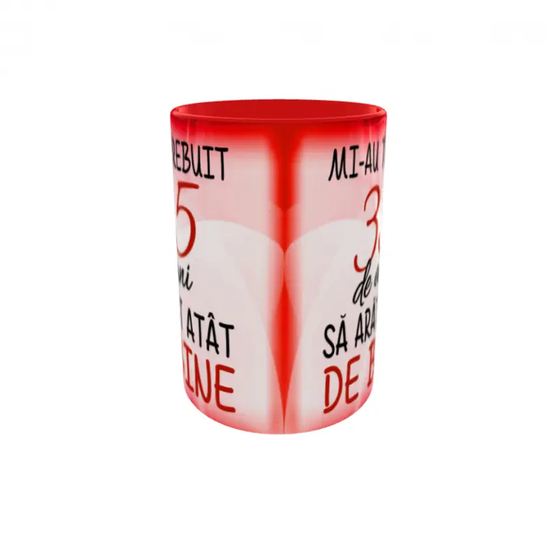 Mi-au trebuit 35 de ani sa arat atat de bine, cana ceramica, 330ml, cgs1128bv