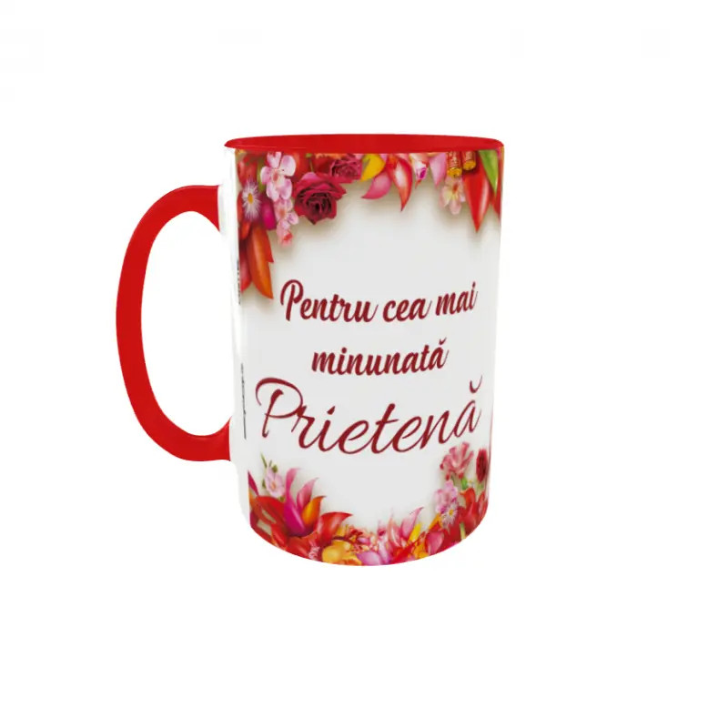 Pentru cea mai minunata prietena, cana ceramica, 330ml, cgs1185v