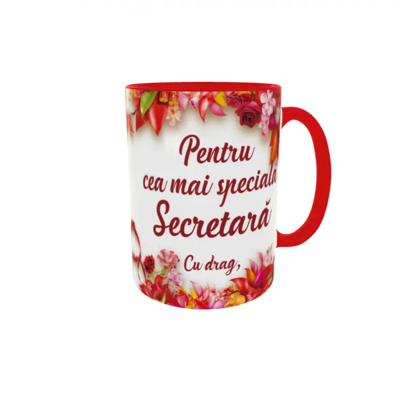 Pentru cea mai speciala secretara, cana ceramica, 330ml, cgs1237v