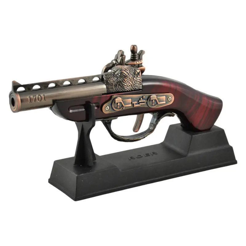 Pistol bricheta flinta, epoca b