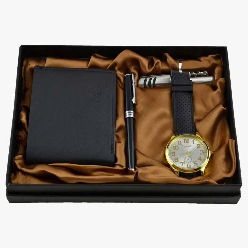 Set cadou ceas, portofel, pix si briceag multifunctional  dv