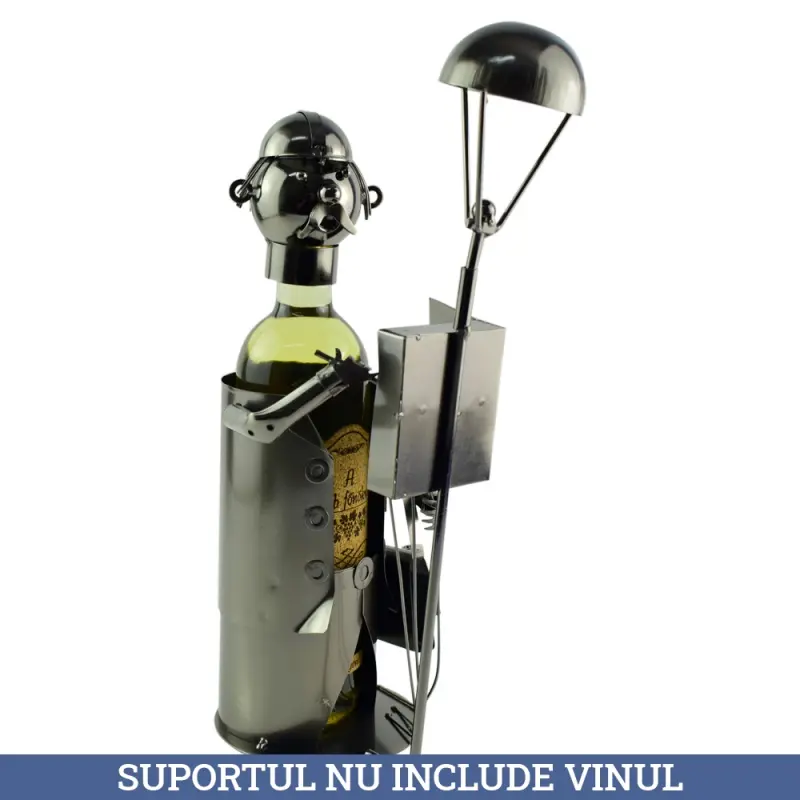 Suport pentru vin realizat din metal – electrician