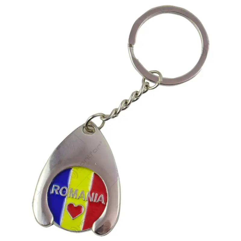 Breloc realizat din metal – design romaniav