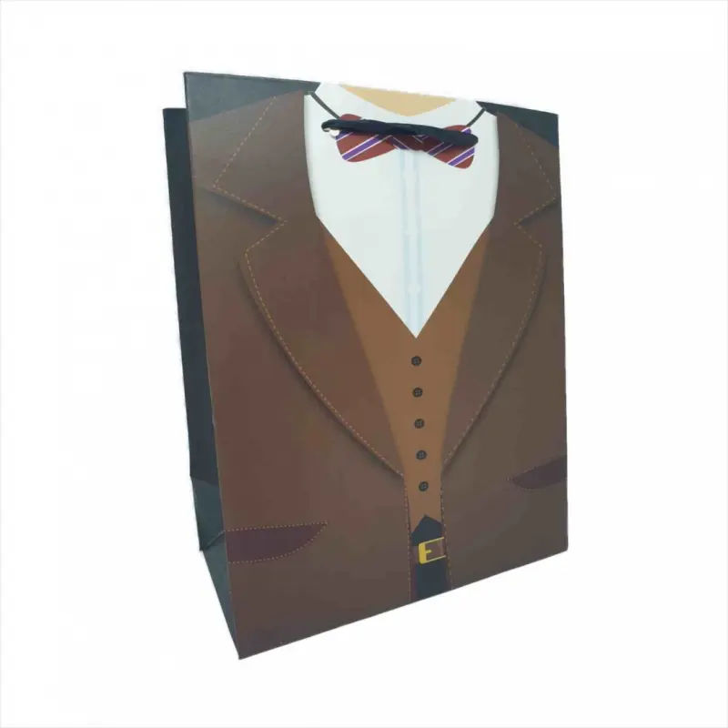Plasa cadou, cu model costume xz