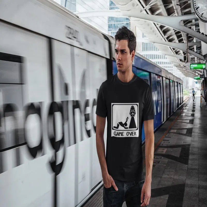 Game over, tricou cu mesaj, tgs0141v