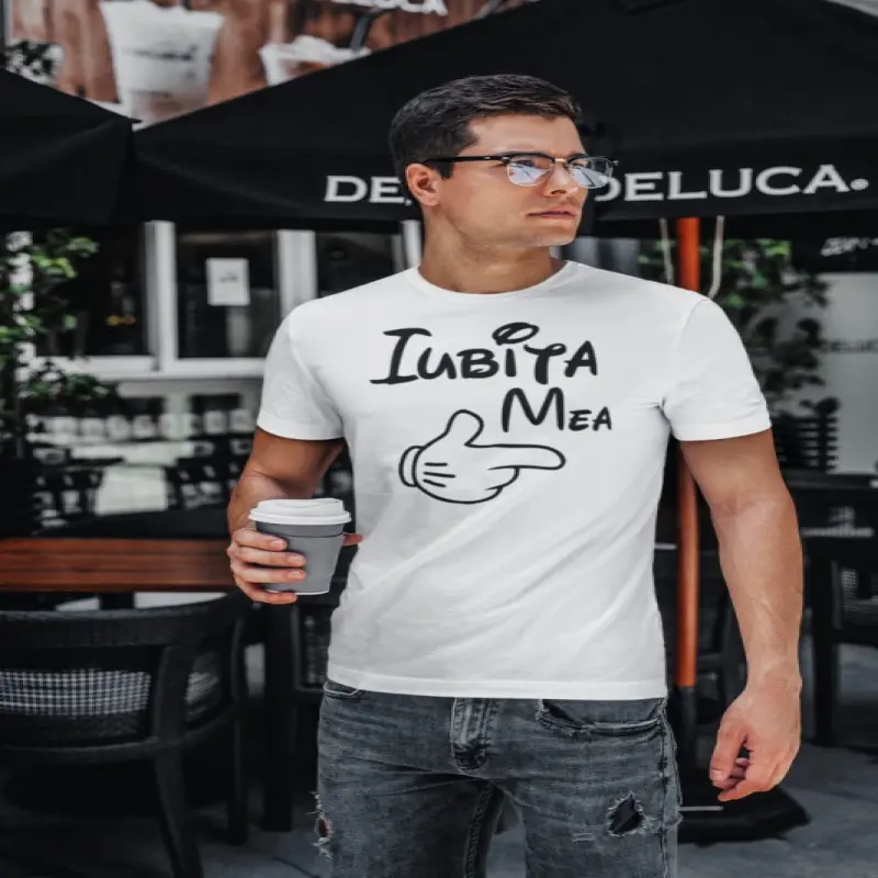 Iubita mea, tricou cu mesaj