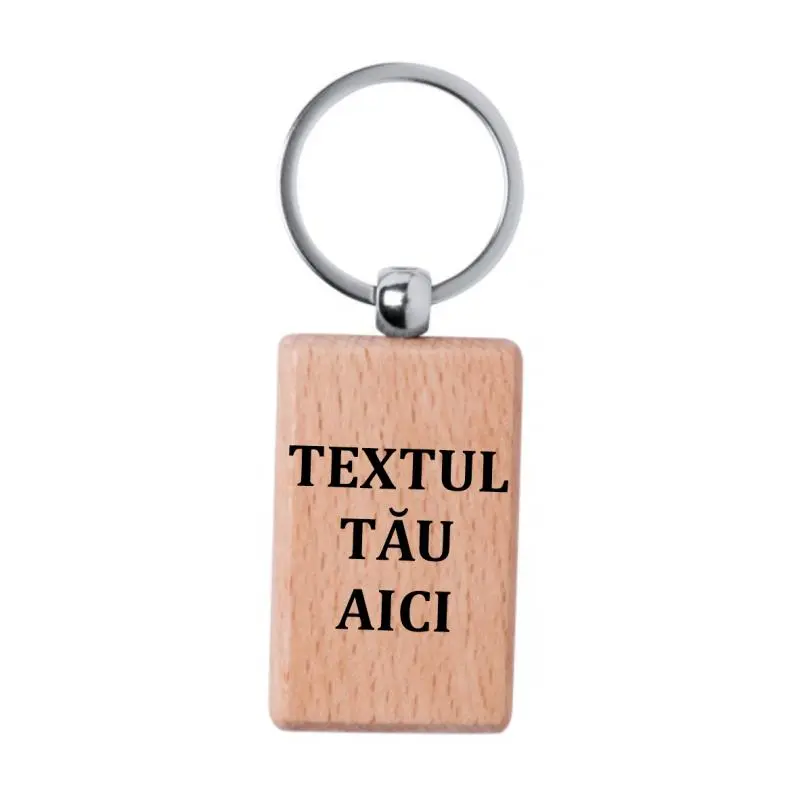 .pelton, breloc din lemn, se poate personalizav
