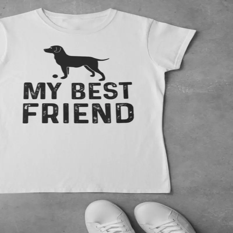 My best friend- , tricou cu mesaj
