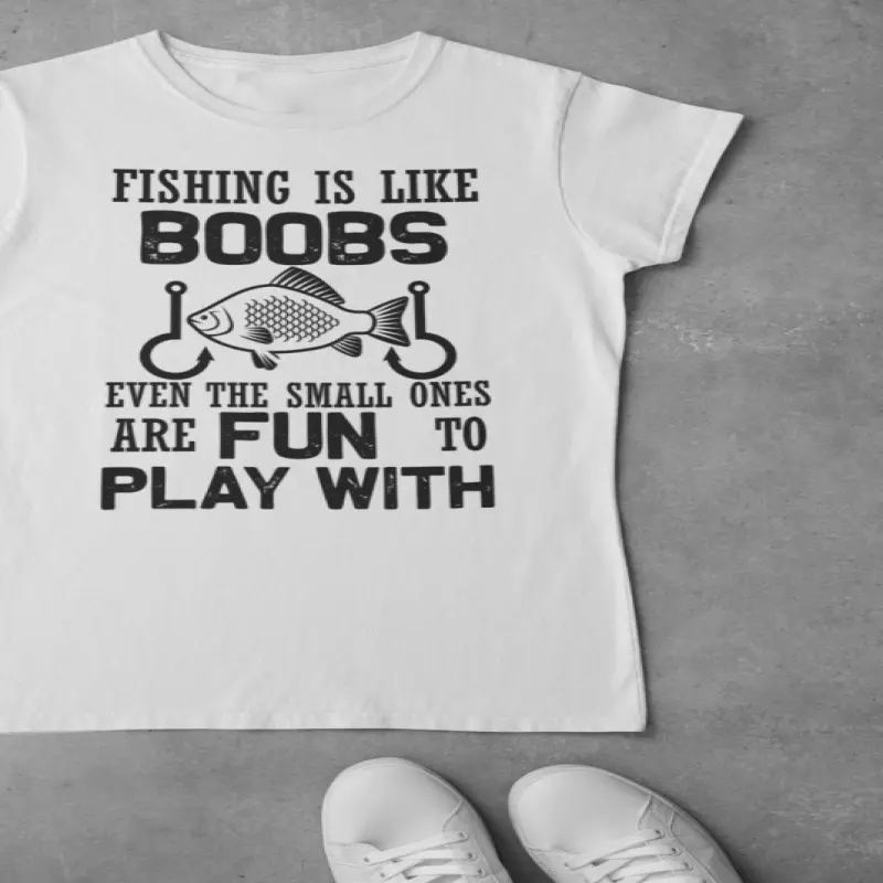 Fishing is like..., tricou cu mesaj