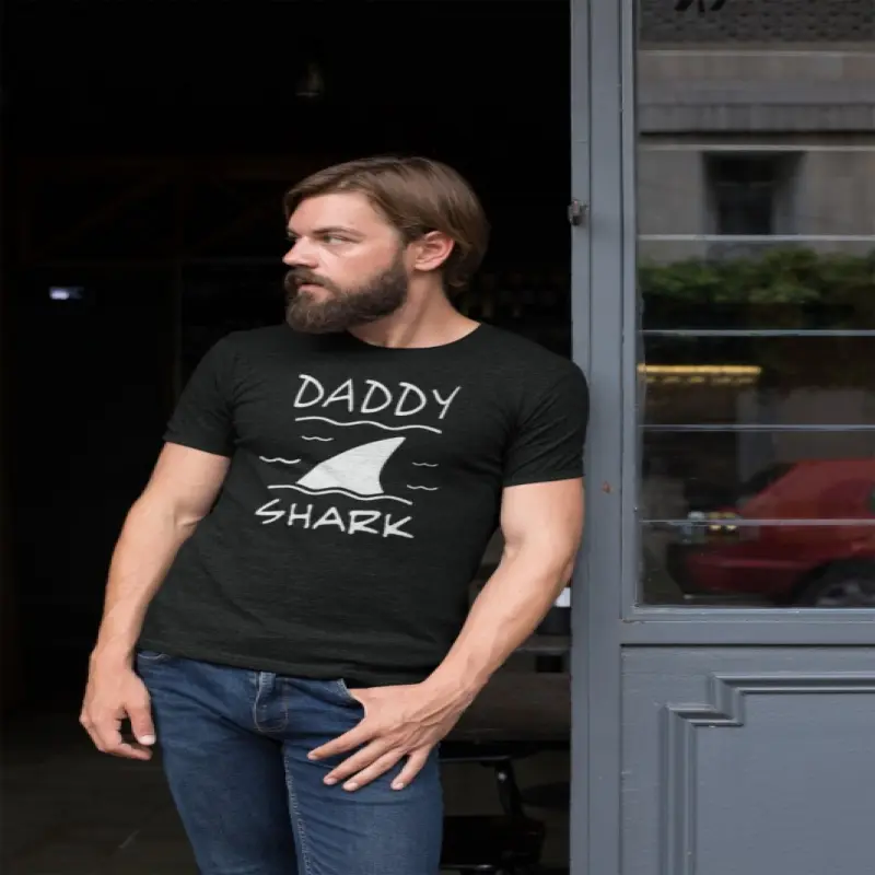 Shark daddy, tricou cu mesajv