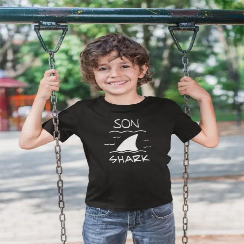 Shark son, tricou cu mesajv