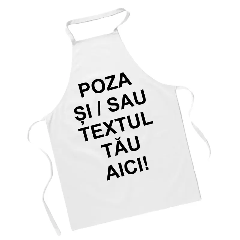.sort alb, personalizat cu poza / textv