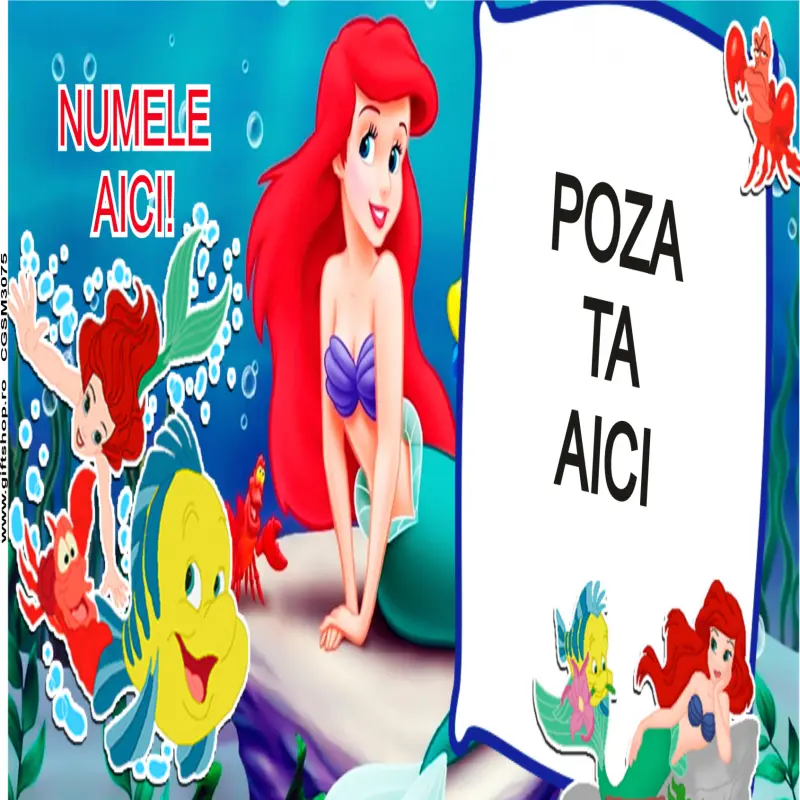 Ariel, model 4, cana din ceramica, 330ml, personalizata cu poza si text
