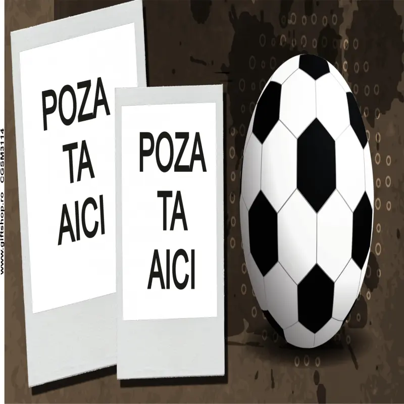 Cana, personalizata cu  2 poze si 1 text, 330ml, model  3114