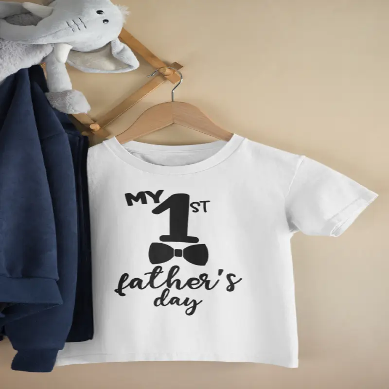 My 1 st father`s day , tricou cu mesaj 3
