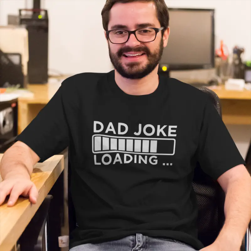 Dad joke loading... , tricou cu mesaj 1v