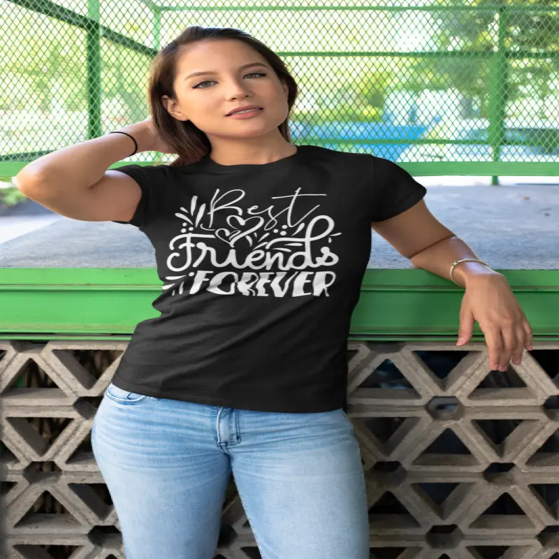 Best friends forever , tricou cu mesajv