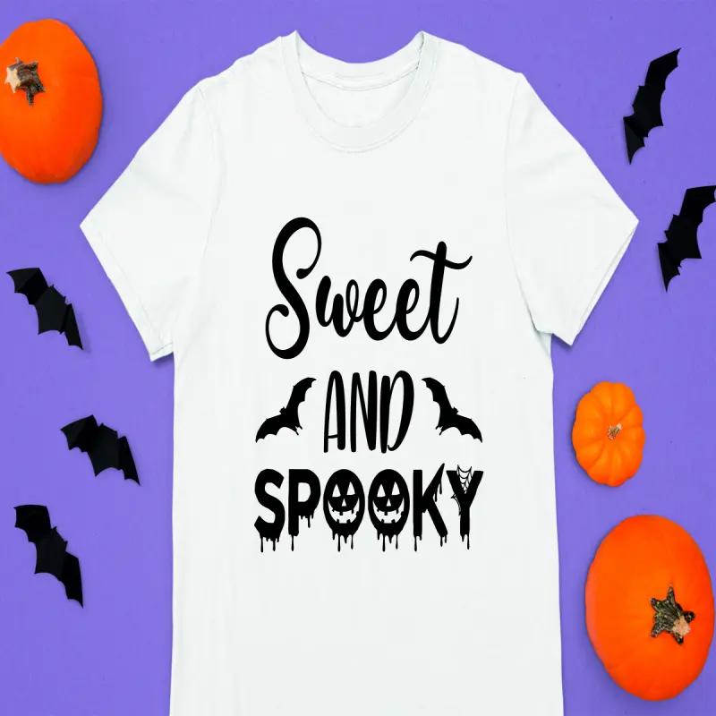 Sweet and spooky, tricou cu mesajv