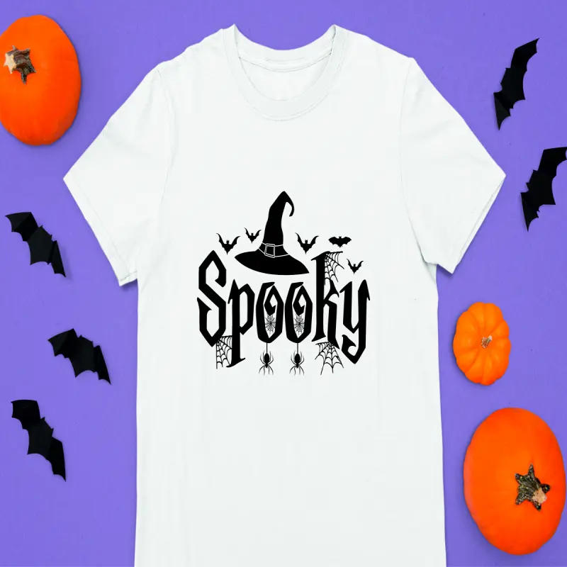 Spooky, tricou cu mesajv