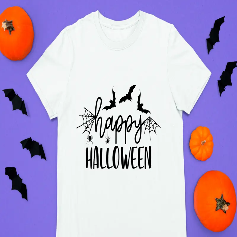 Happy halloween, tricou cu mesaj.