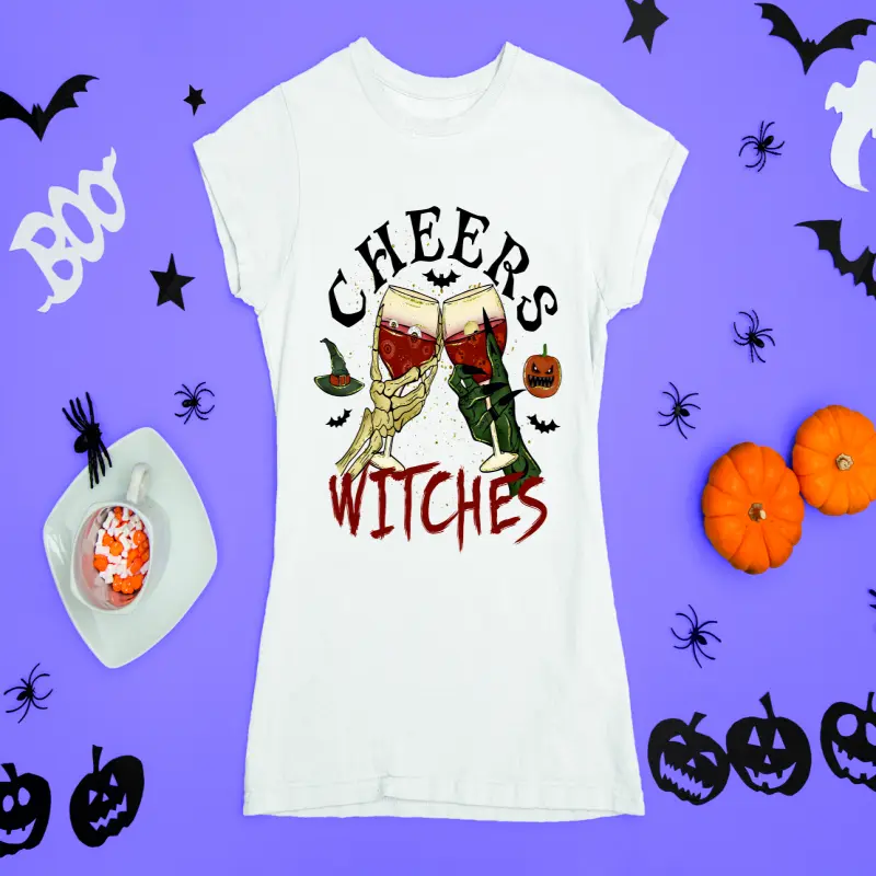 Cheers witches, tricou cu mesajv