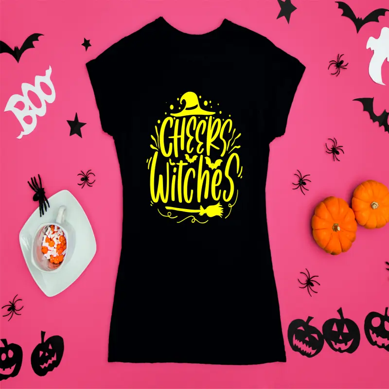 Cheers witches, tricou cu mesaj.v