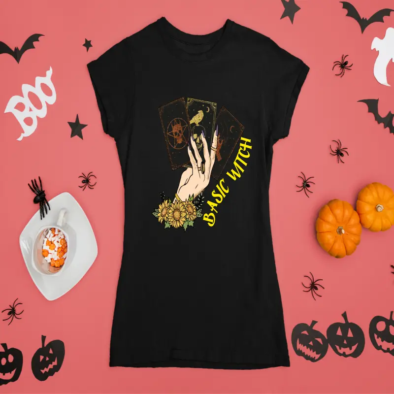 Basic witch , tricou cu mesajv