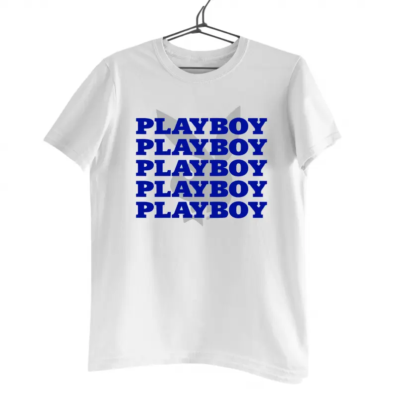 Playboy , tricou cu mesajv