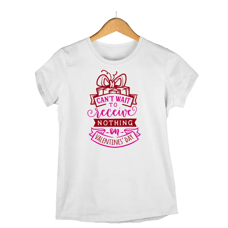 Can`t wait to recive nothing, tricou cu mesajv